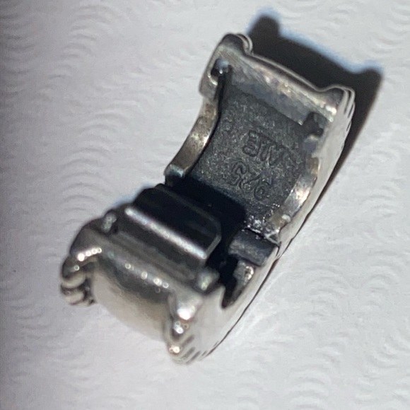 pandora silver clip on charm / stopper - Picture 3 of 8